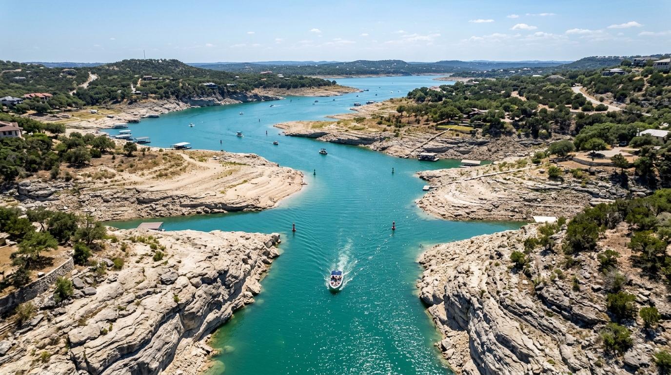 Lake Travis Low Water Navigation Guide: Unmarked Hazards, Deep Ramps & Drought History