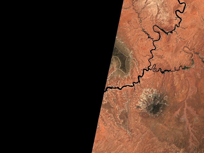 Copernicus Sentinel-2 true-color satellite capture of Lake Powell